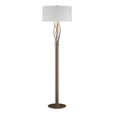 Hubbardton Forge 2012 Bronze Natural Anna Shade (SF) Brindille Floor Lamp