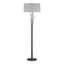 Hubbardton Forge 2012 Bronze Flax Shade (SE) Brindille Floor Lamp