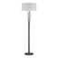 Hubbardton Forge 2012 Dark Smoke Natural Anna Shade (SF) Brindille Floor Lamp