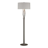 Hubbardton Forge 2012 Dark Smoke Flax Shade (SE) Brindille Floor Lamp