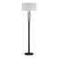 Hubbardton Forge 2012 Black Natural Anna Shade (SF) Brindille Floor Lamp