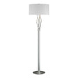 Hubbardton Forge 2012 Vintage Platinum Natural Anna Shade (SF) Brindille Floor Lamp