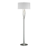 Hubbardton Forge 2012 Vintage Platinum Natural Anna Shade (SF) Brindille Floor Lamp