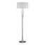 Hubbardton Forge 2012 Vintage Platinum Natural Anna Shade (SF) Brindille Floor Lamp