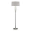 Hubbardton Forge 2012 Vintage Platinum Flax Shade (SE) Brindille Floor Lamp