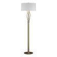 Hubbardton Forge 2012 Soft Gold Natural Anna Shade (SF) Brindille Floor Lamp