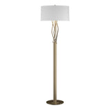 Hubbardton Forge 2012 Soft Gold Natural Anna Shade (SF) Brindille Floor Lamp