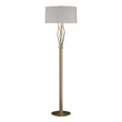 Hubbardton Forge 2012 Soft Gold Flax Shade (SE) Brindille Floor Lamp