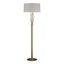 Hubbardton Forge 2012 Soft Gold Flax Shade (SE) Brindille Floor Lamp