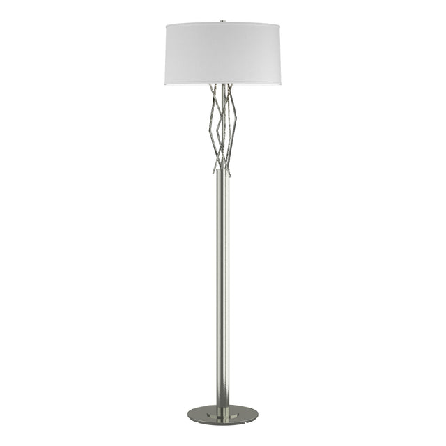 Hubbardton Forge 2012 Sterling Natural Anna Shade (SF) Brindille Floor Lamp