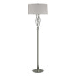 Hubbardton Forge 2012 Sterling Flax Shade (SE) Brindille Floor Lamp