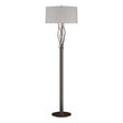 Hubbardton Forge 2012 Oil Rubbed Bronze Flax Shade (SE) Brindille Floor Lamp