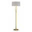 Hubbardton Forge 2012 Modern Brass Flax Shade (SE) Brindille Floor Lamp