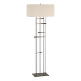 Hubbardton Forge 2013 Dark Smoke Flax Shade (SE) Cavaletti Floor Lamp