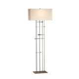 Hubbardton Forge 2013 Dark Smoke Flax Shade (SE) Cavaletti Floor Lamp
