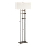 Hubbardton Forge 2013 Dark Smoke Natural Anna Shade (SF) Cavaletti Floor Lamp