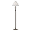 Hubbardton Forge 1998 Bronze Natural Anna Shade (SF) Twist Basket Floor Lamp