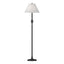Hubbardton Forge 1998 Black Natural Anna Shade (SF) Twist Basket Floor Lamp
