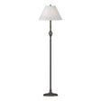 Hubbardton Forge 1998 Natural Iron Natural Anna Shade (SF) Twist Basket Floor Lamp