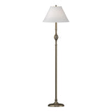 Hubbardton Forge 1998 Soft Gold Natural Anna Shade (SF) Twist Basket Floor Lamp