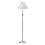 Hubbardton Forge 1998 Sterling Natural Anna Shade (SF) Twist Basket Floor Lamp