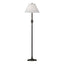 Hubbardton Forge 1998 Oil Rubbed Bronze Natural Anna Shade (SF) Twist Basket Floor Lamp