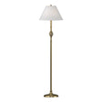 Hubbardton Forge 1998 Modern Brass Natural Anna Shade (SF) Twist Basket Floor Lamp