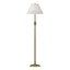 Hubbardton Forge 1998 Modern Brass Natural Anna Shade (SF) Twist Basket Floor Lamp