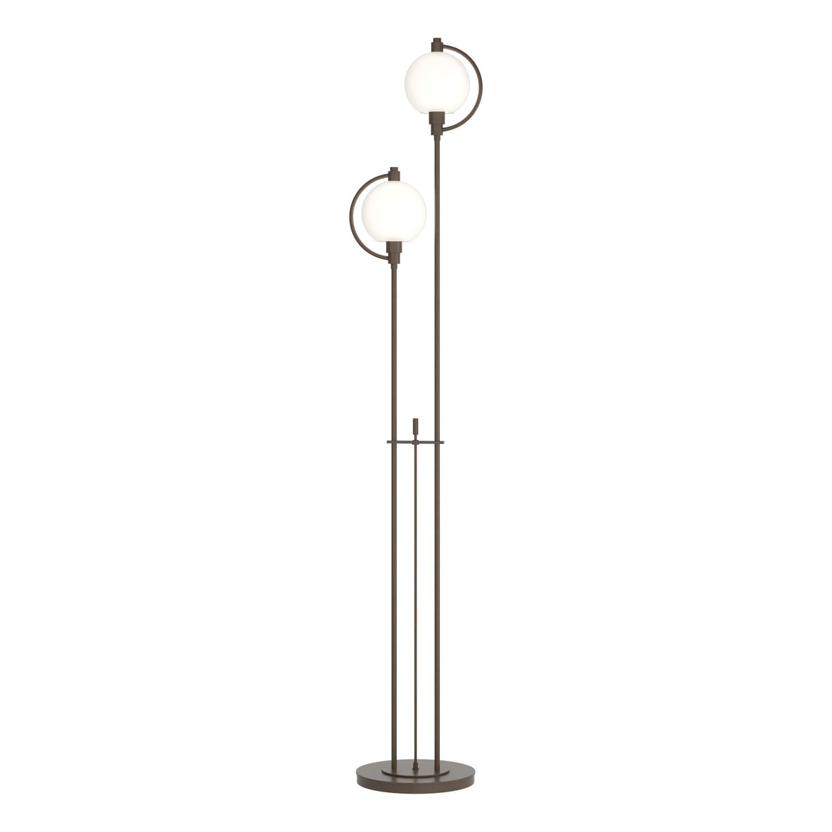 Hubbardton Forge 2015 Bronze Opal Glass (GG) Pluto Floor Lamp