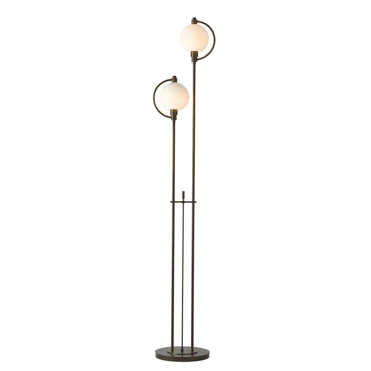Hubbardton Forge 2015 Bronze Opal Glass (GG) Pluto Floor Lamp