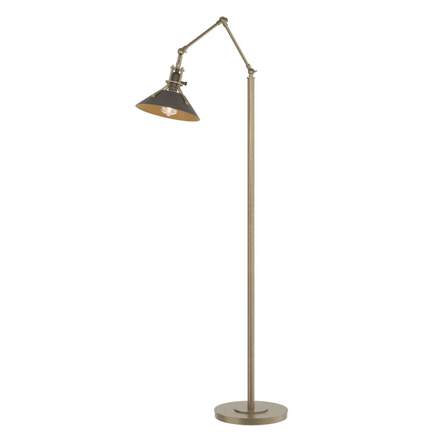 Hubbardton Forge 2015 Soft Gold Dark Smoke Henry Floor Lamp