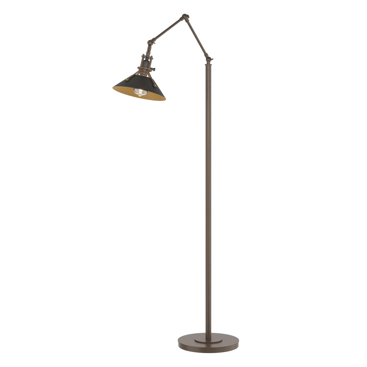 Hubbardton Forge 2015 Bronze Black Henry Floor Lamp