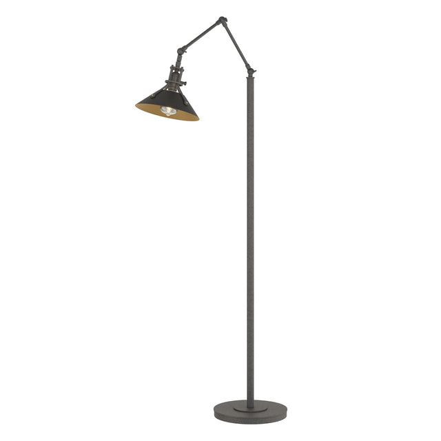 Hubbardton Forge 2015 Natural Iron Black Henry Floor Lamp