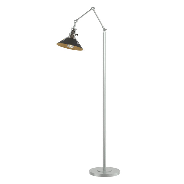 Hubbardton Forge 2015 Vintage Platinum Black Henry Floor Lamp