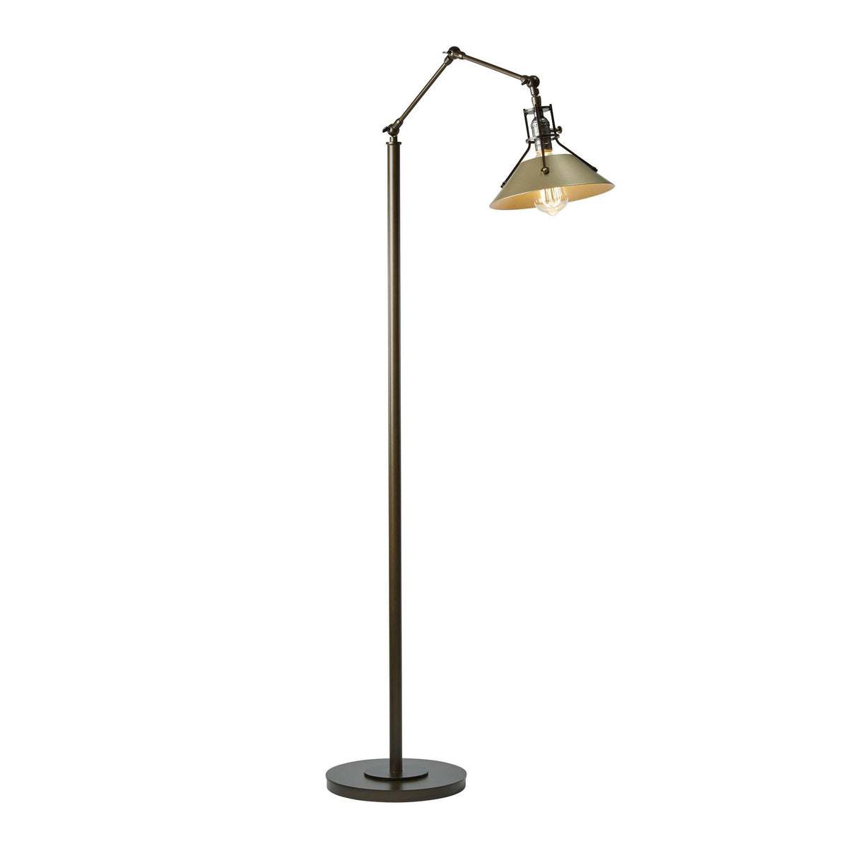 Hubbardton Forge 2015 Bronze Soft Gold Henry Floor Lamp