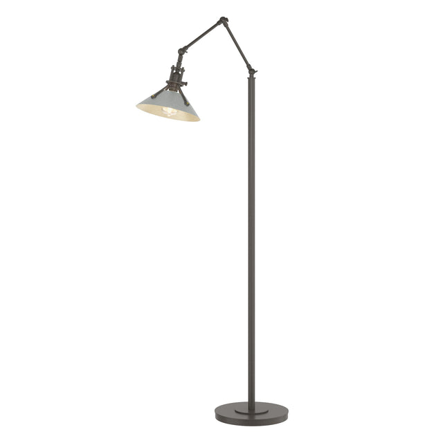 Hubbardton Forge 2015 Dark Smoke Vintage Platinum Henry Floor Lamp