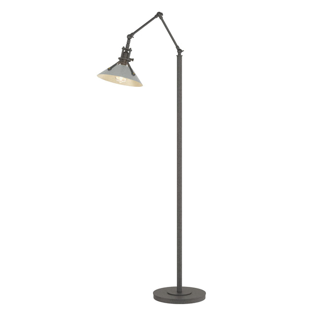 Hubbardton Forge 2015 Natural Iron Vintage Platinum Henry Floor Lamp