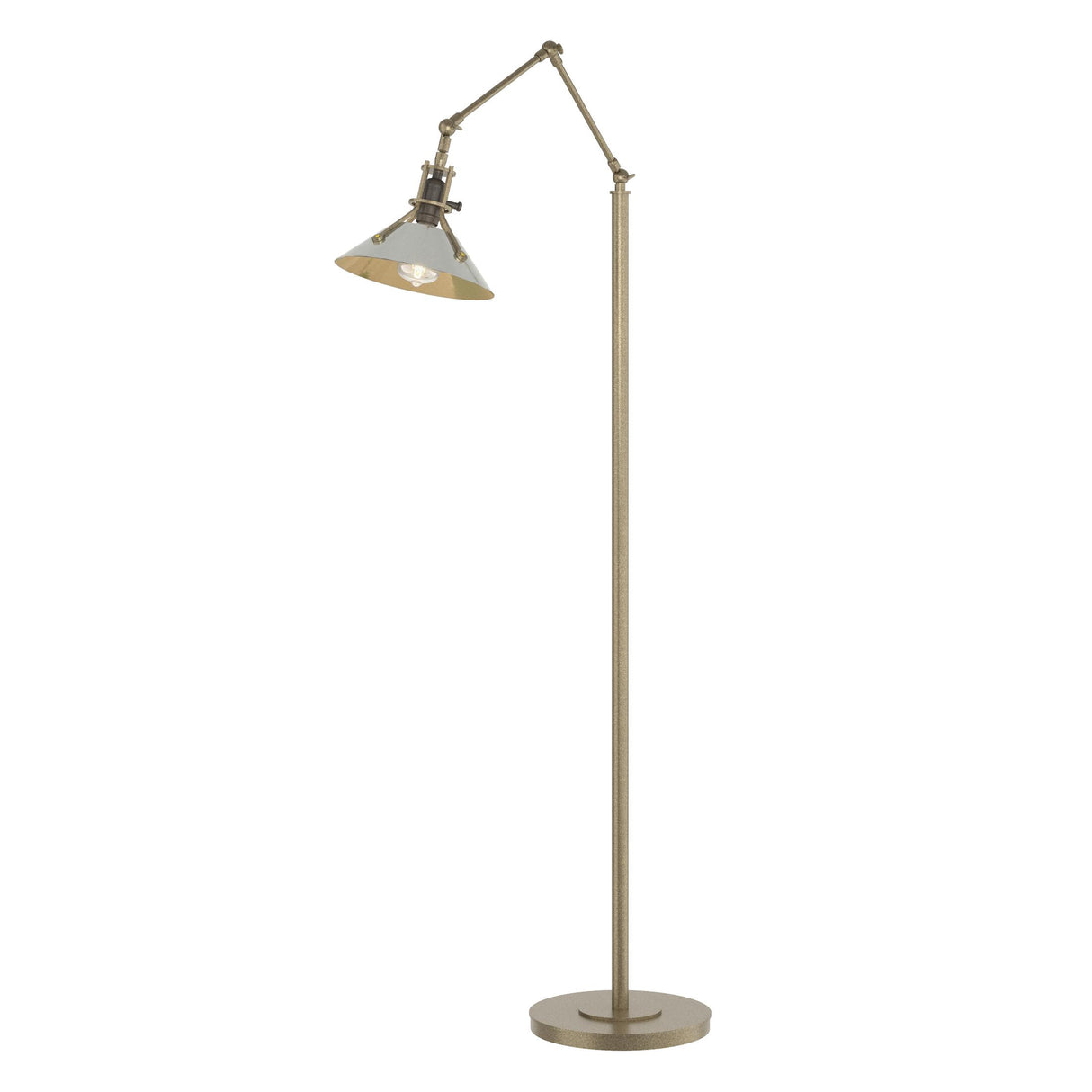 Hubbardton Forge 2015 Soft Gold Sterling Henry Floor Lamp