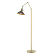 Hubbardton Forge 2015 Modern Brass Dark Smoke Henry Floor Lamp
