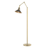 Hubbardton Forge 2015 Modern Brass Dark Smoke Henry Floor Lamp