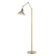 Hubbardton Forge 2015 Modern Brass Vintage Platinum Henry Floor Lamp