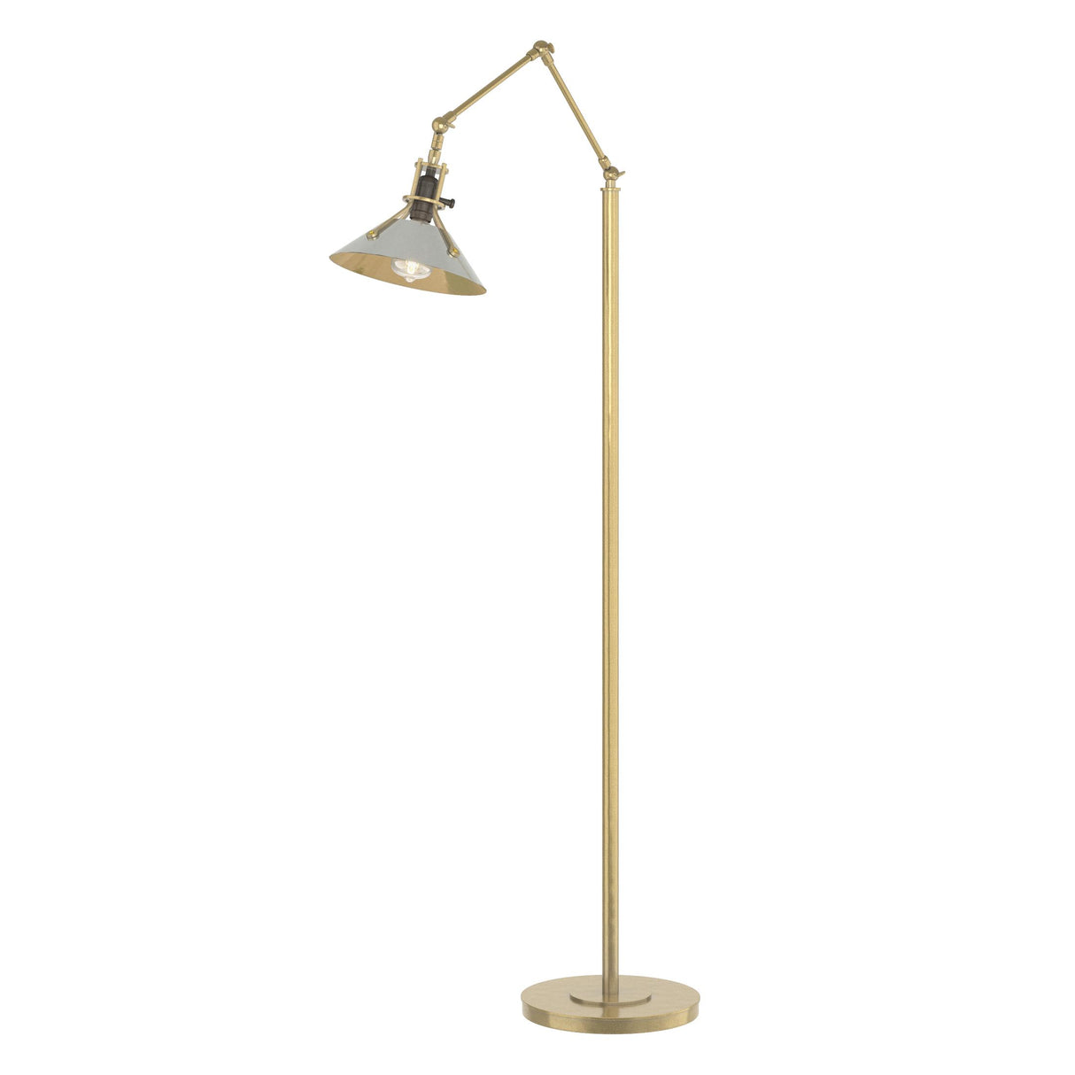 Hubbardton Forge 2015 Modern Brass Sterling Henry Floor Lamp