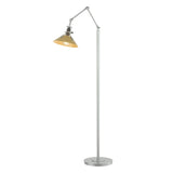 Hubbardton Forge 2015 Vintage Platinum Modern Brass Henry Floor Lamp