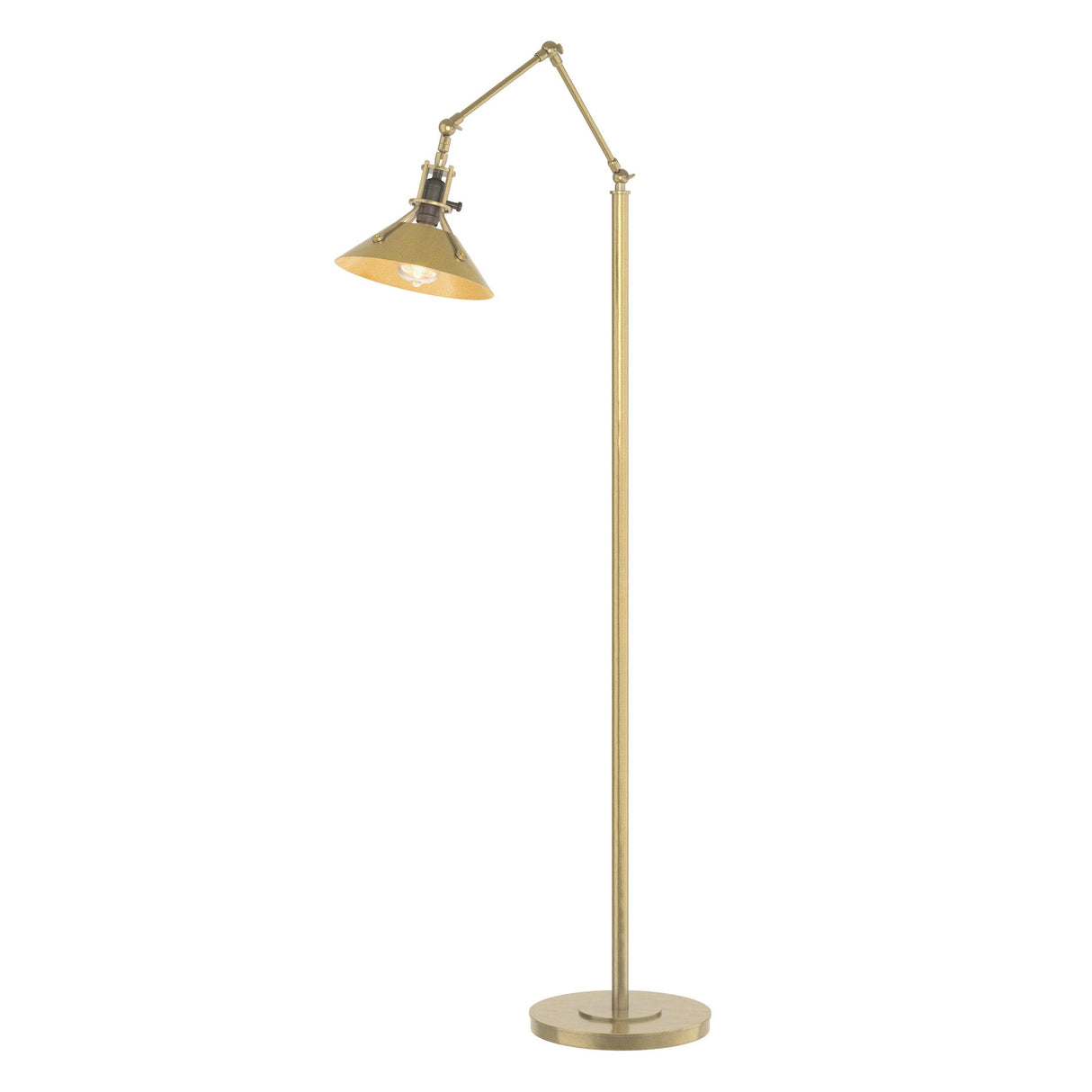 Hubbardton Forge 2015 Modern Brass Modern Brass Henry Floor Lamp
