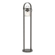 Hubbardton Forge 2016 Dark Smoke Clear Glass (ZM) Erlenmeyer Floor Lamp