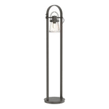 Hubbardton Forge 2016 Dark Smoke Clear Glass (ZM) Erlenmeyer Floor Lamp