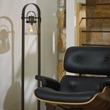 Hubbardton Forge 2016 Dark Smoke Clear Glass (ZM) Erlenmeyer Floor Lamp