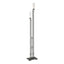 Hubbardton Forge 2004 Natural Iron Opal Glass (GG) Metra Twin Tall Floor Lamp