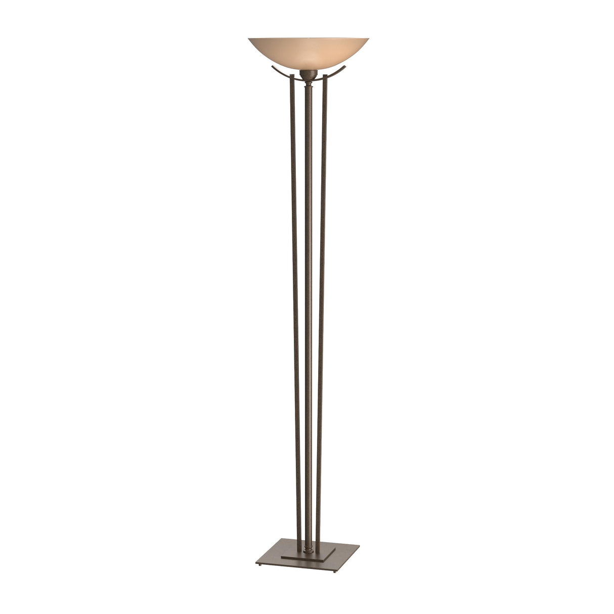 Hubbardton Forge 1999 Bronze Sand Glass (SS) Taper Torchiere