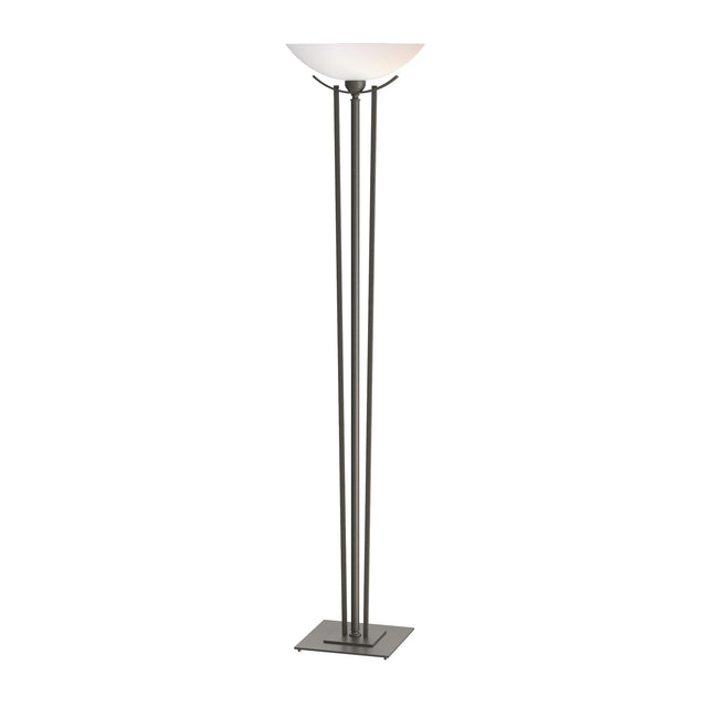 Hubbardton Forge 1999 Dark Smoke Opal Glass (GG) Taper Torchiere